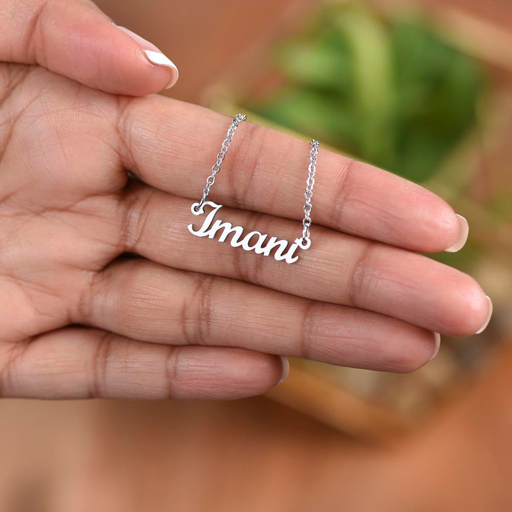 Eternal Grace Custom Name Necklace