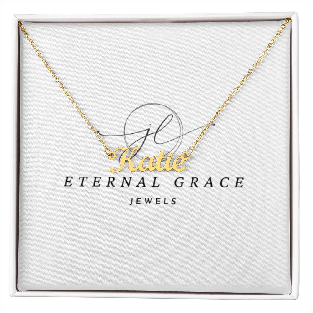 Eternal Grace Custom Name Necklace