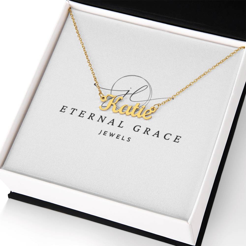 Eternal Grace Custom Name Necklace