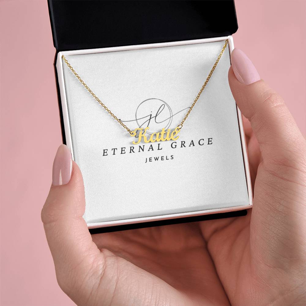 Eternal Grace Custom Name Necklace