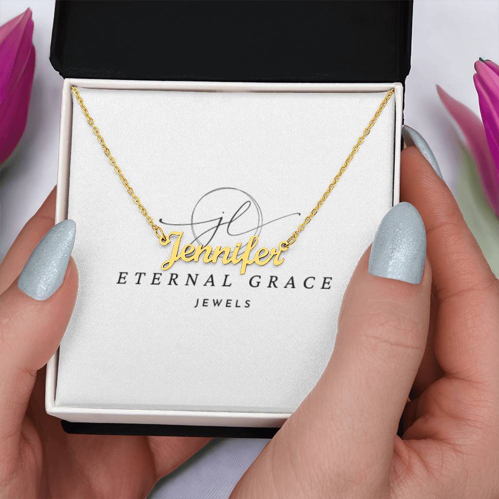 Eternal Grace Custom Name Necklace