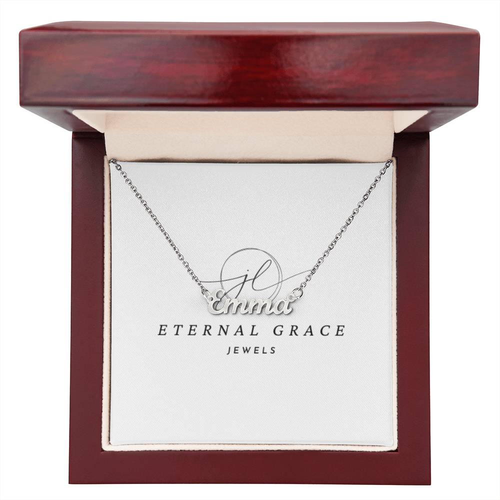 Eternal Grace Custom Name Necklace