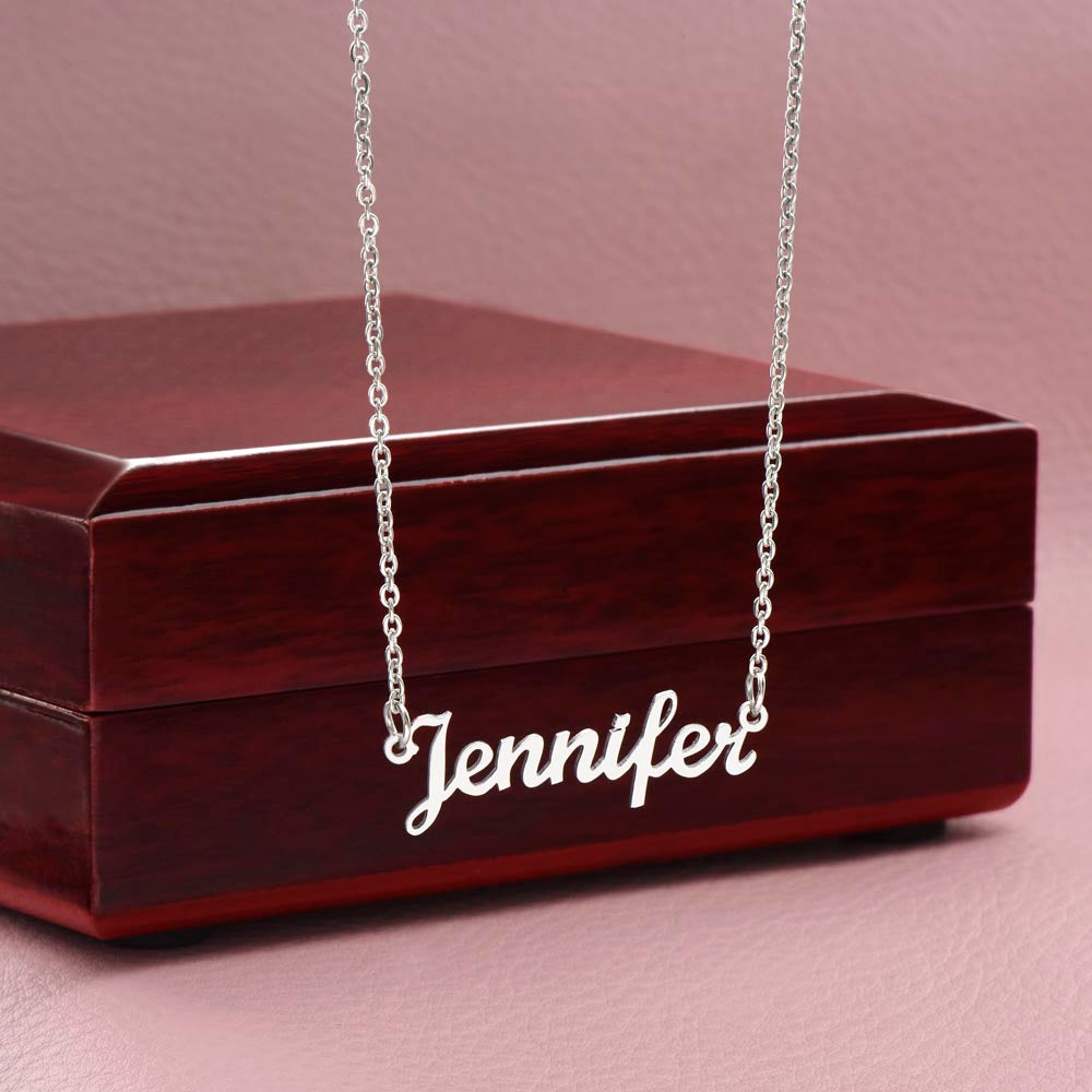 Eternal Grace Custom Name Necklace