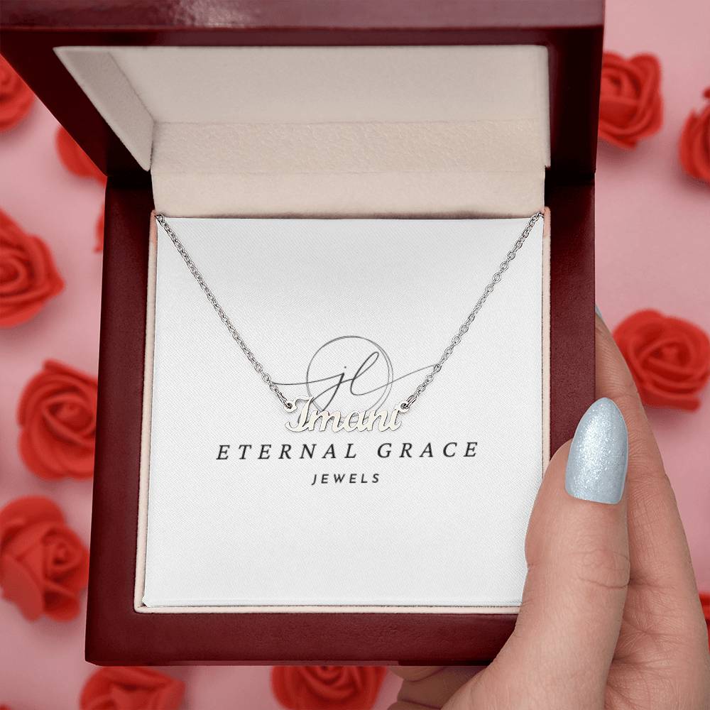 Eternal Grace Custom Name Necklace