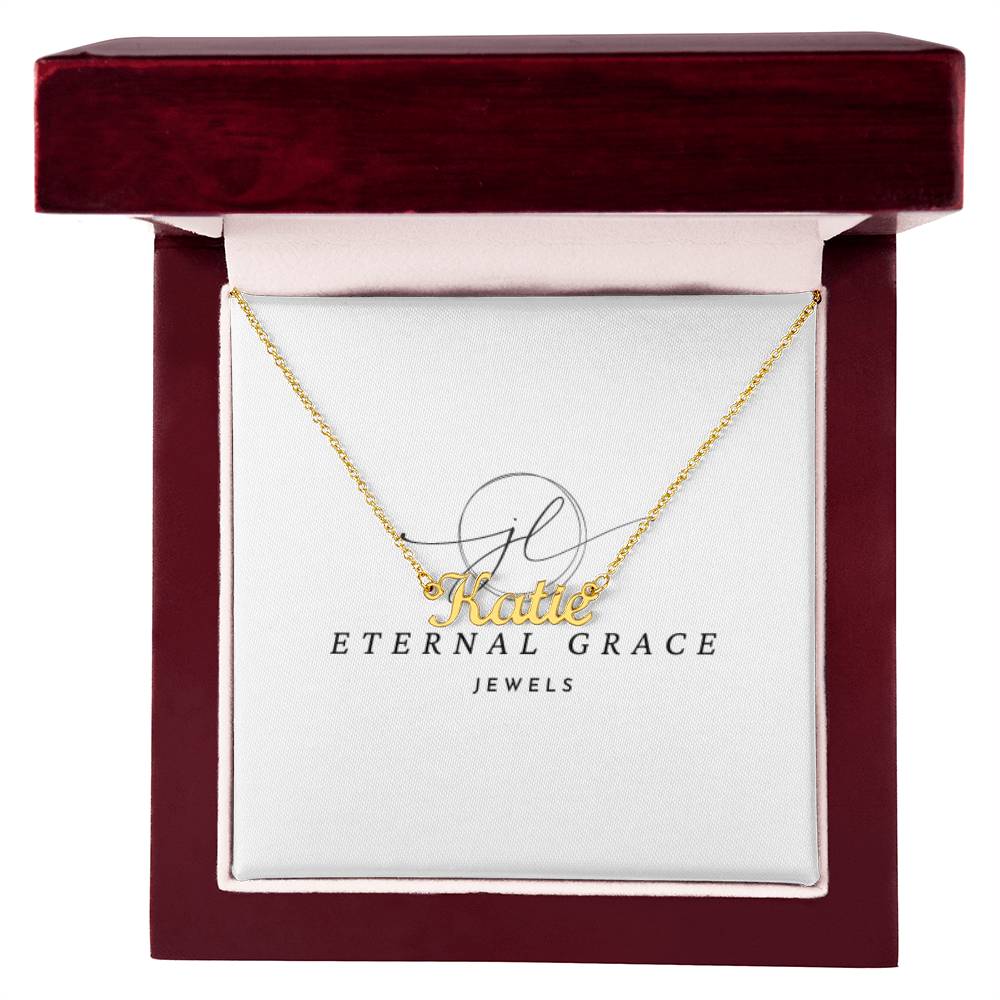 Eternal Grace Custom Name Necklace