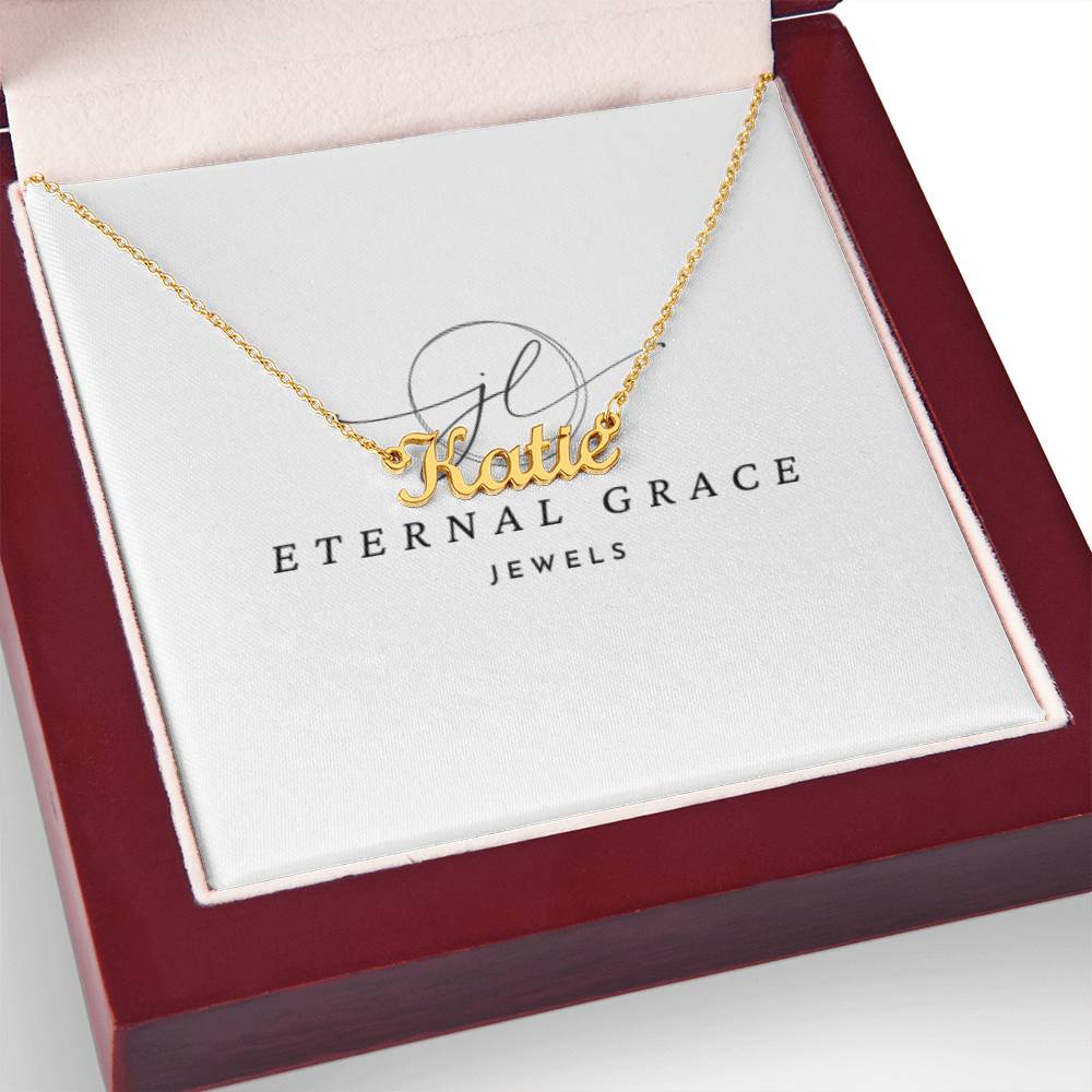 Eternal Grace Custom Name Necklace