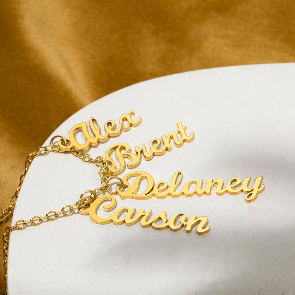 Multi Elegant Name Necklace